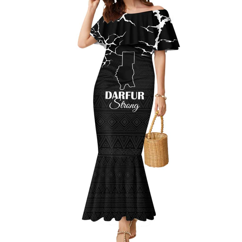 Darfur Sudan Strong Mermaid Dress Pray for Tarseen - Wonder Print Shop