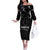 Darfur Sudan Strong Off The Shoulder Long Sleeve Dress Pray for Tarseen - Wonder Print Shop