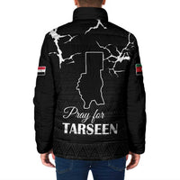 Darfur Sudan Strong Padded Jacket Pray for Tarseen - Wonder Print Shop