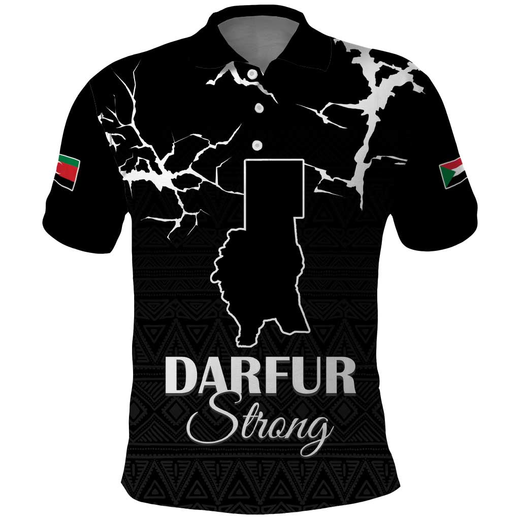 Darfur Sudan Strong Polo Shirt Pray for Tarseen - Wonder Print Shop