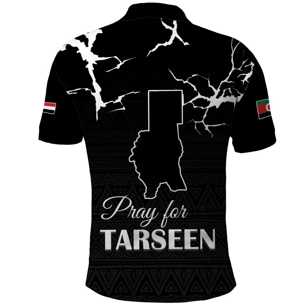 Darfur Sudan Strong Polo Shirt Pray for Tarseen - Wonder Print Shop