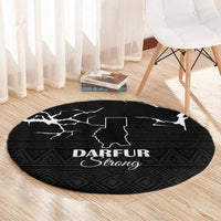 Darfur Sudan Strong Round Carpet Pray for Tarseen - Wonder Print Shop