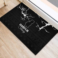 Darfur Sudan Strong Rubber Doormat Pray for Tarseen - Wonder Print Shop