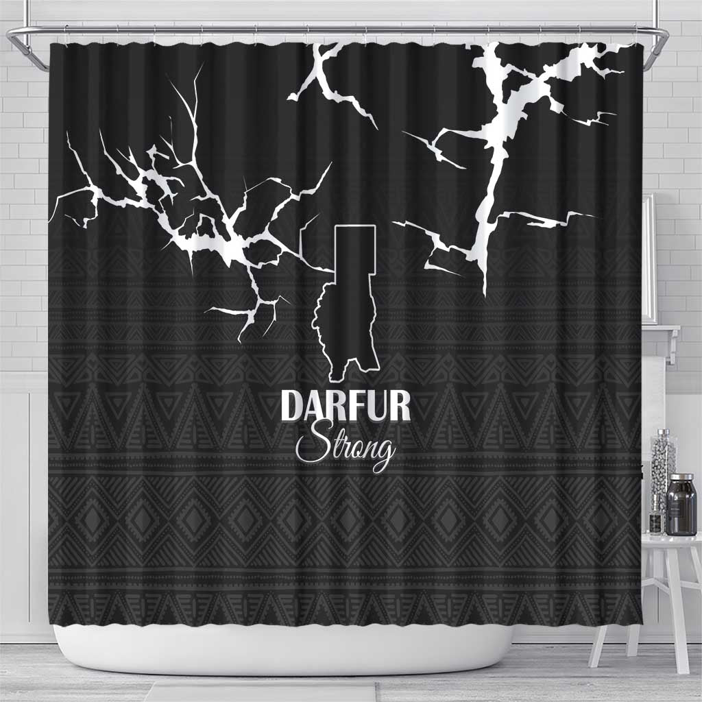 Darfur Sudan Strong Shower Curtain Pray for Tarseen - Wonder Print Shop