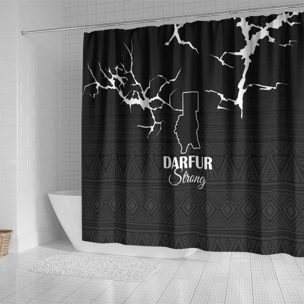 Darfur Sudan Strong Shower Curtain Pray for Tarseen - Wonder Print Shop