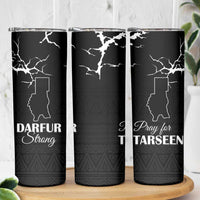 Darfur Sudan Strong Skinny Tumbler Pray for Tarseen - Wonder Print Shop