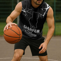 Darfur Sudan Strong Sleeveless Hoodie Pray for Tarseen - Wonder Print Shop