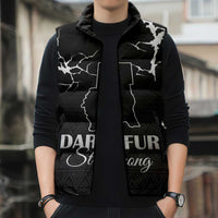 Darfur Sudan Strong Sleeveless Puffer Jacket Pray for Tarseen - Wonder Print Shop