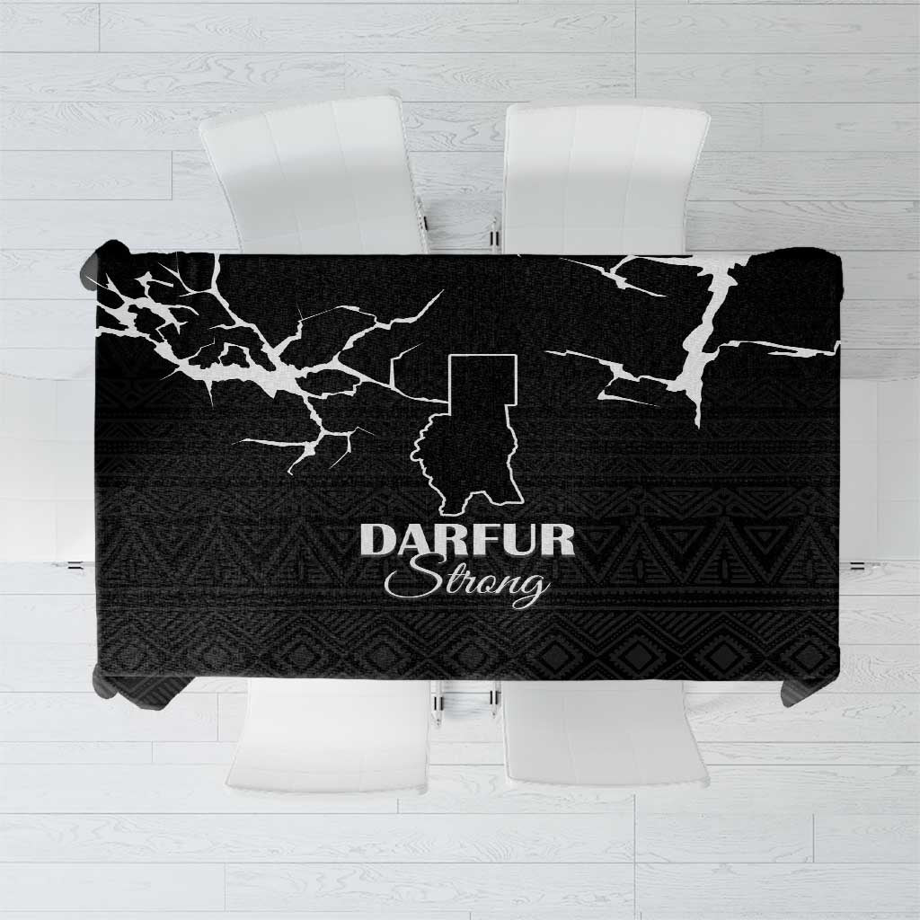 Darfur Sudan Strong Tablecloth Pray for Tarseen - Wonder Print Shop