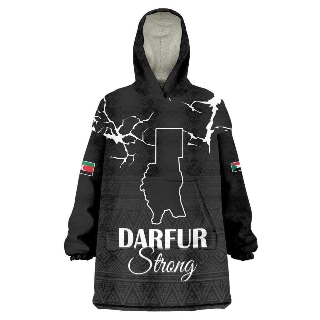 Darfur Sudan Strong Wearable Blanket Hoodie Pray for Tarseen - Wonder Print Shop