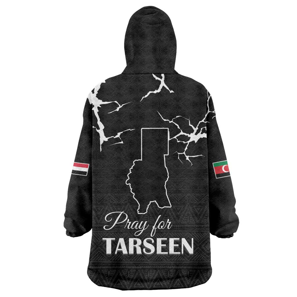 Darfur Sudan Strong Wearable Blanket Hoodie Pray for Tarseen - Wonder Print Shop