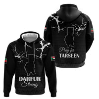 Darfur Sudan Strong Zip Hoodie Pray for Tarseen - Wonder Print Shop