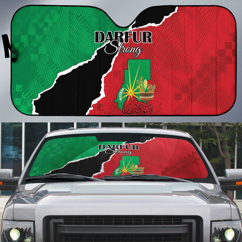 Sudan Auto Sun Shade Darfur Be Strong - Wonder Print Shop