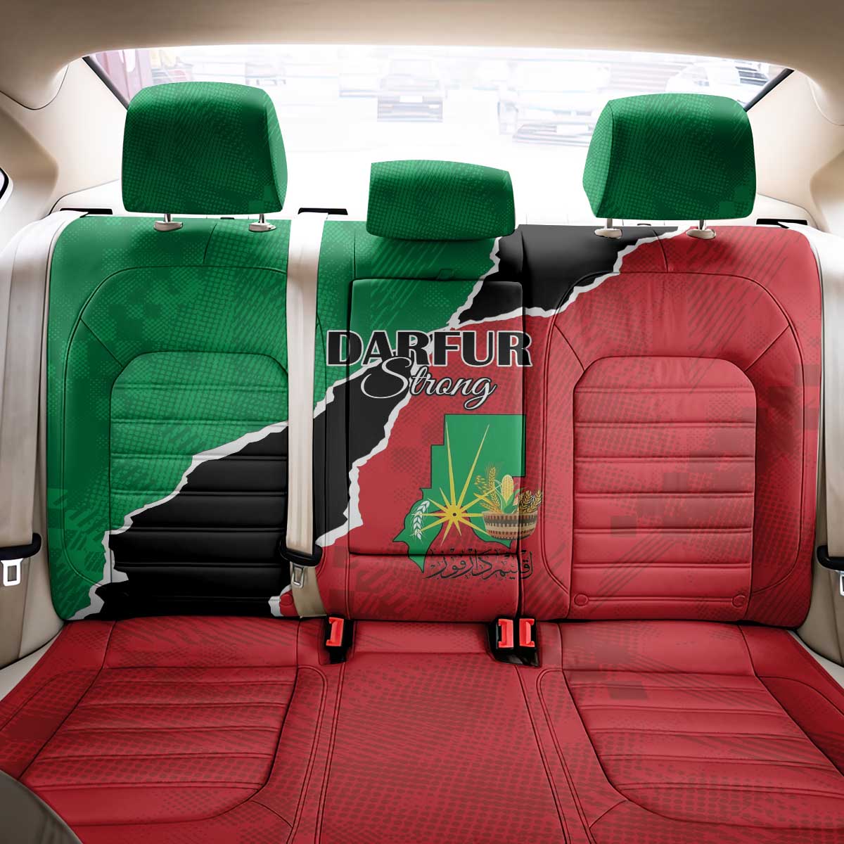 Sudan Back Car Seat Cover Darfur Be Strong - Wonder Print Shop
