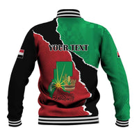 Personalized Sudan Baseball Jacket Darfur Be Strong - Wonder Print Shop