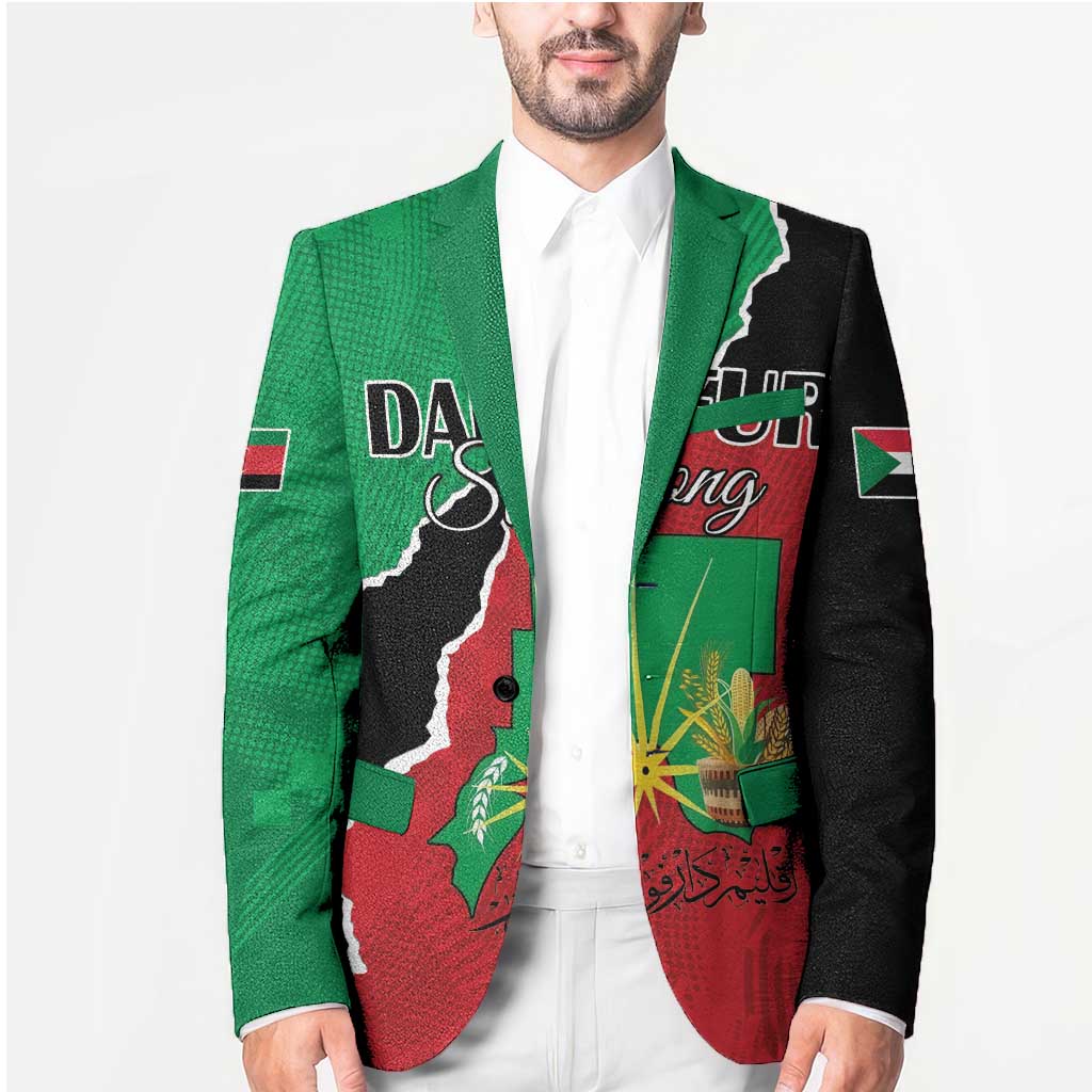 Personalized Sudan Blazer Darfur Be Strong - Wonder Print Shop