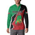 Personalized Sudan Button Sweatshirt Darfur Be Strong - Wonder Print Shop