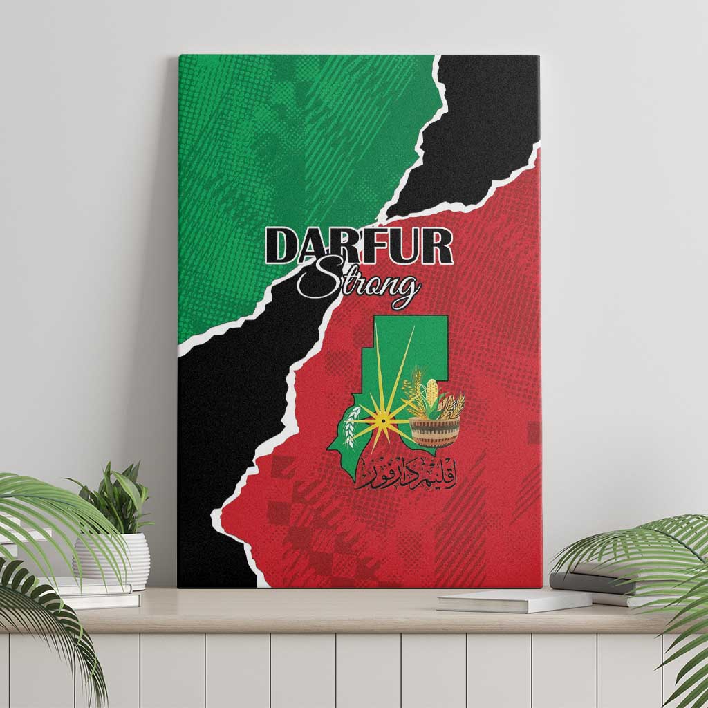Sudan Canvas Wall Art Darfur Be Strong - Wonder Print Shop