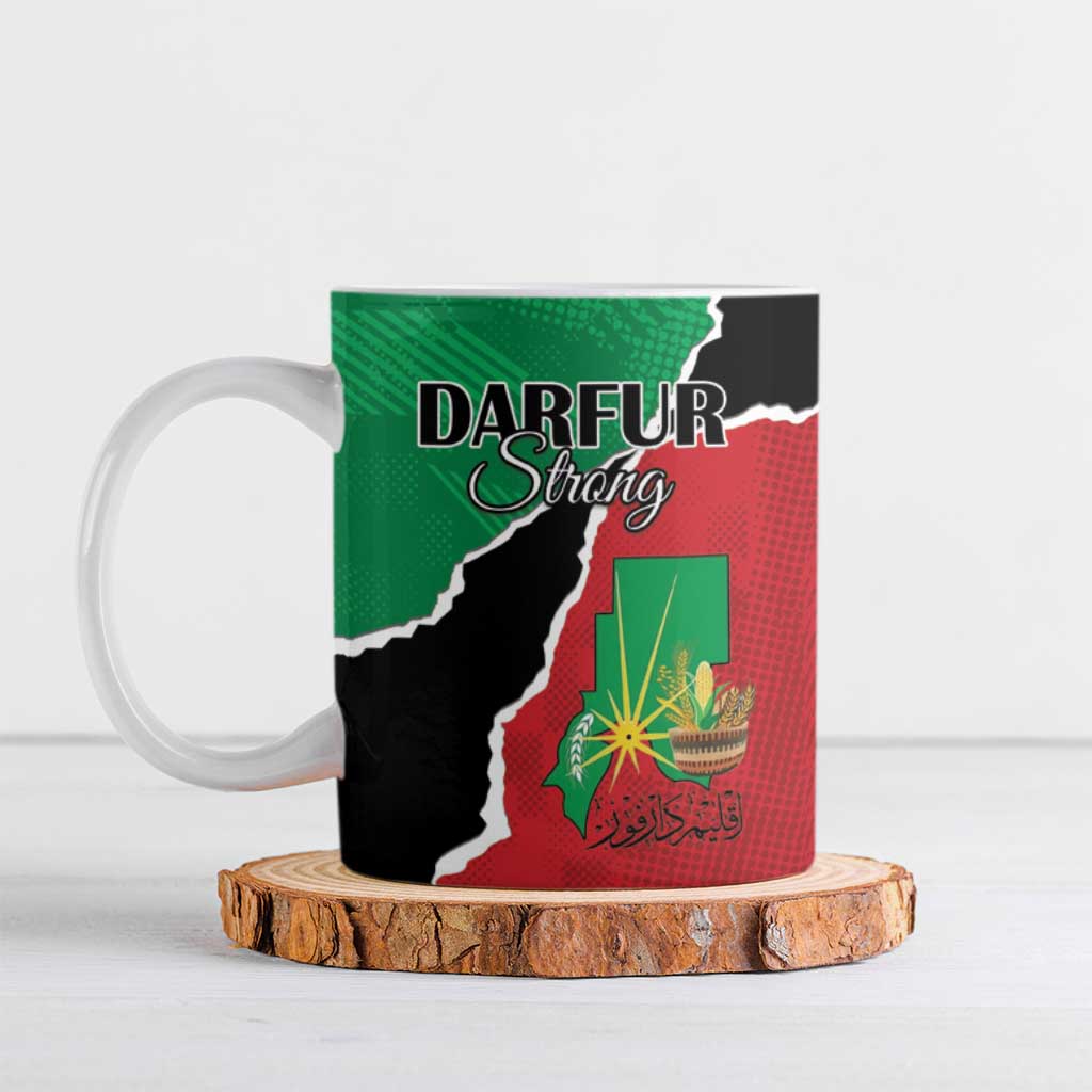 Personalized Sudan Ceramic Mug Darfur Be Strong - Wonder Print Shop