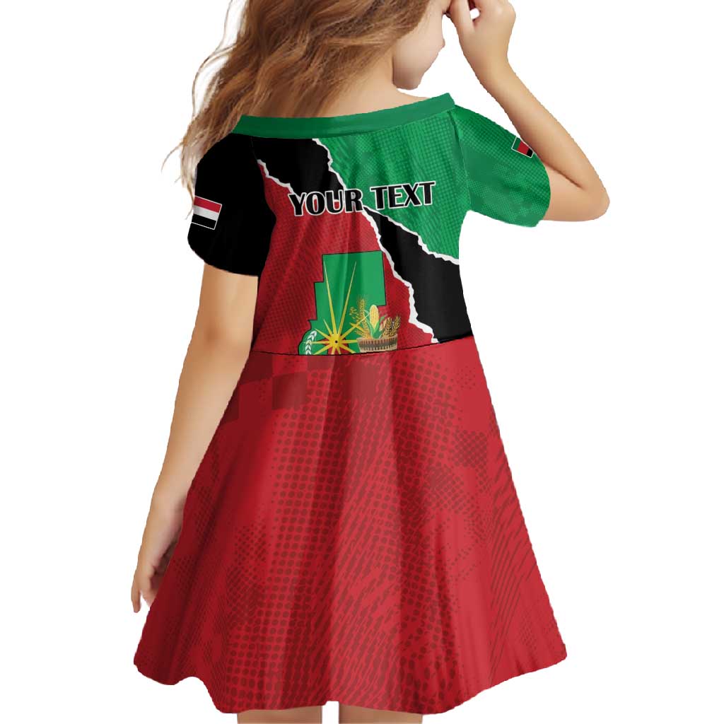 Personalized Sudan Family Matching Mermaid Dress and Hawaiian Shirt Darfur Be Strong - Wonder Print Shop