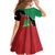 Personalized Sudan Family Matching Off The Shoulder Long Sleeve Dress and Hawaiian Shirt Darfur Be Strong - Wonder Print Shop