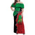Personalized Sudan Family Matching Off Shoulder Maxi Dress and Hawaiian Shirt Darfur Be Strong - Wonder Print Shop