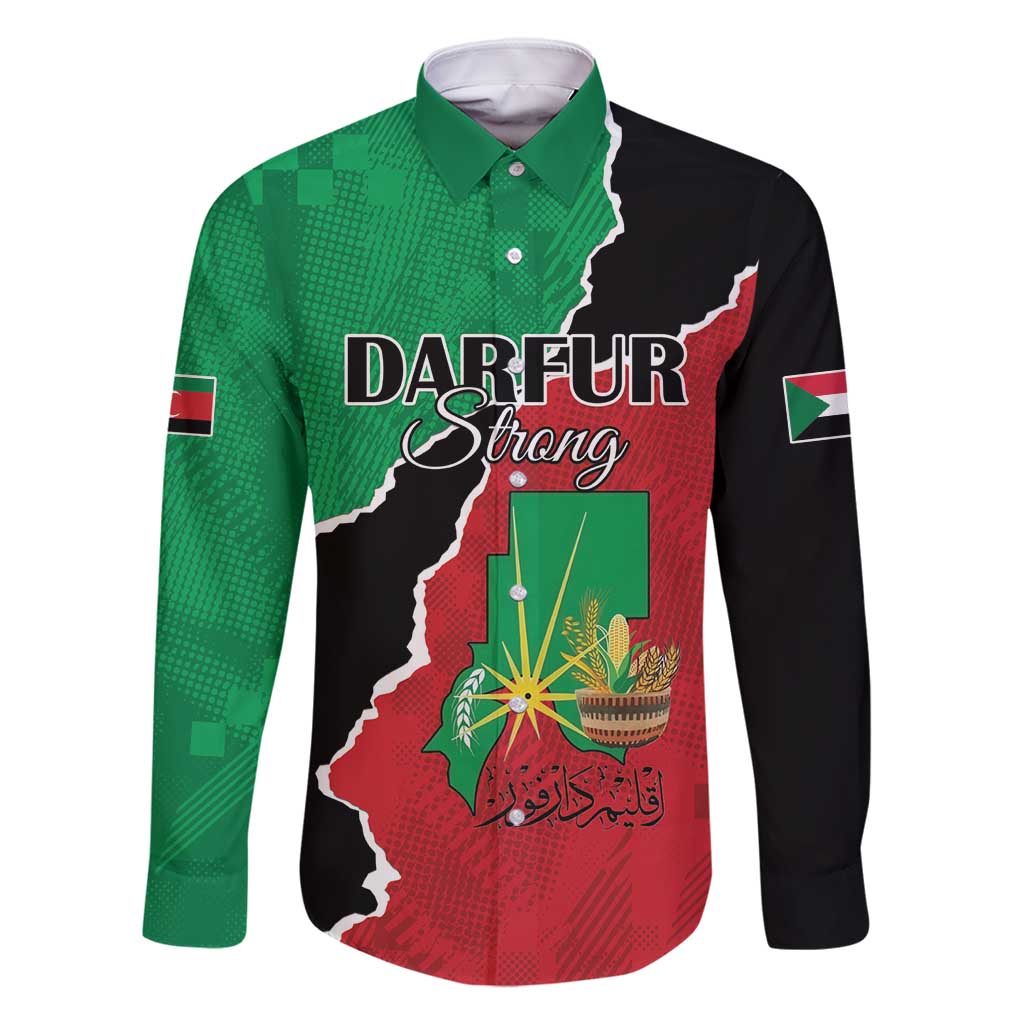 Personalized Sudan Family Matching Off Shoulder Short Dress and Hawaiian Shirt Darfur Be Strong - Wonder Print Shop