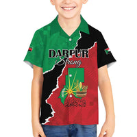 Personalized Sudan Family Matching Puletasi and Hawaiian Shirt Darfur Be Strong - Wonder Print Shop