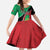 Personalized Sudan Family Matching Short Sleeve Bodycon Dress and Hawaiian Shirt Darfur Be Strong - Wonder Print Shop