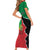 Personalized Sudan Family Matching Short Sleeve Bodycon Dress and Hawaiian Shirt Darfur Be Strong - Wonder Print Shop