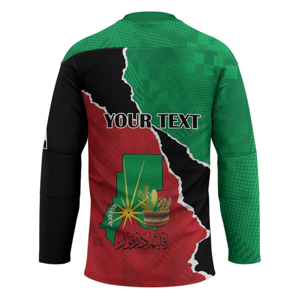 Personalized Sudan Hockey Jersey Darfur Be Strong - Wonder Print Shop