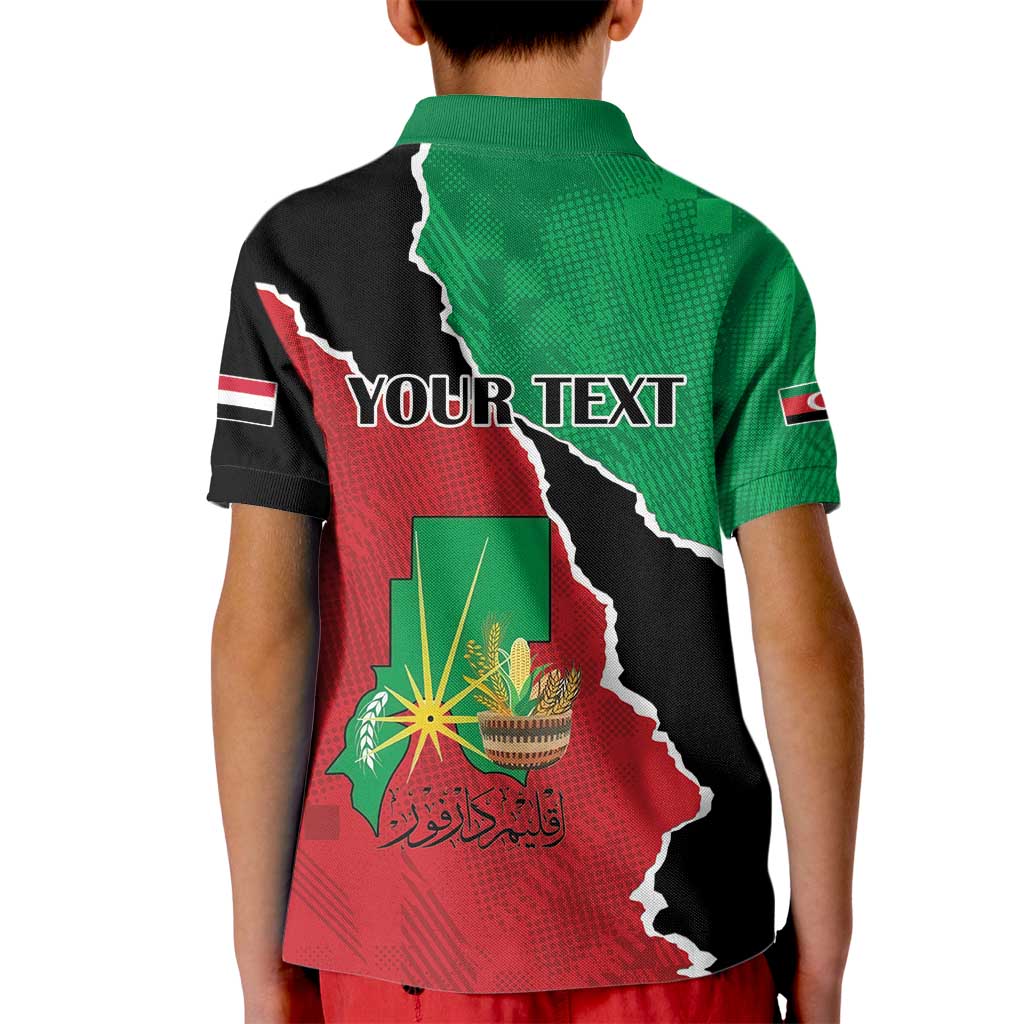Personalized Sudan Kid Polo Shirt Darfur Be Strong - Wonder Print Shop