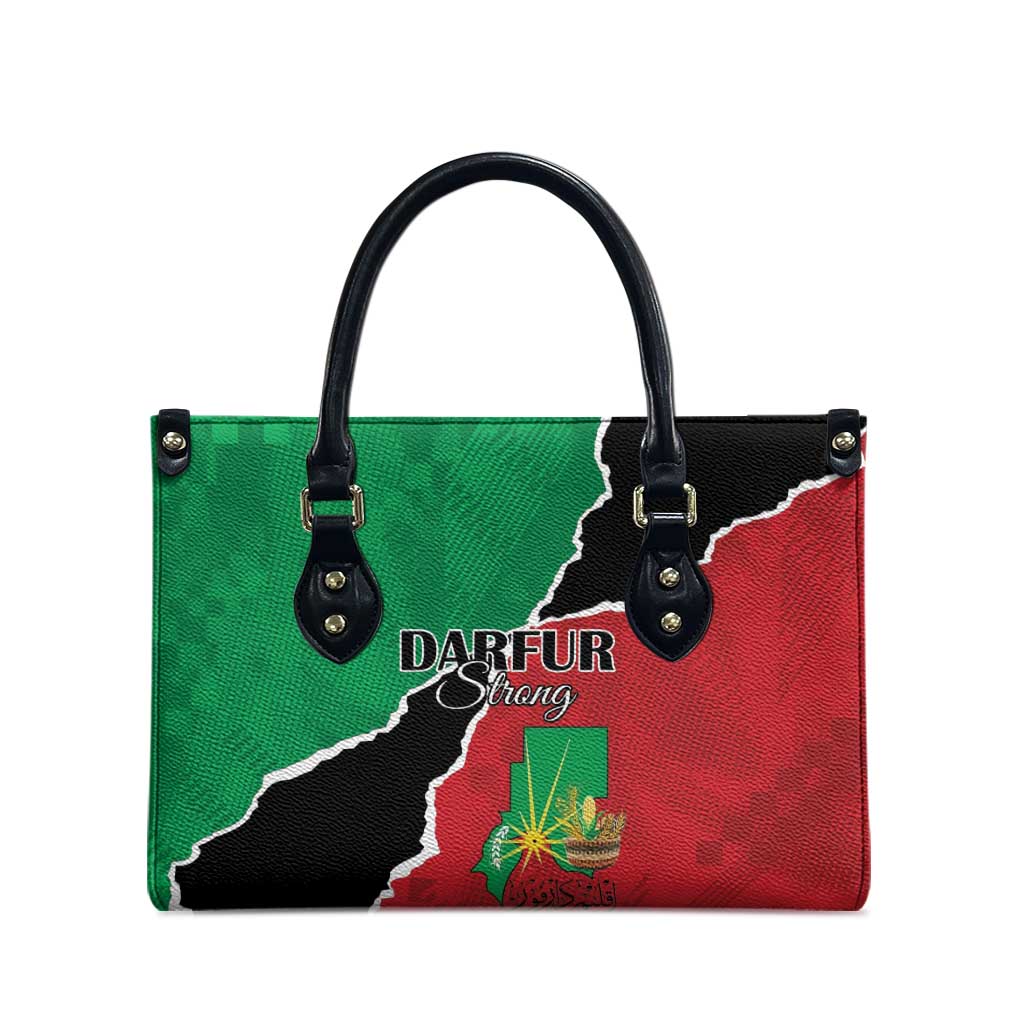 Sudan Leather Bag Darfur Be Strong - Wonder Print Shop