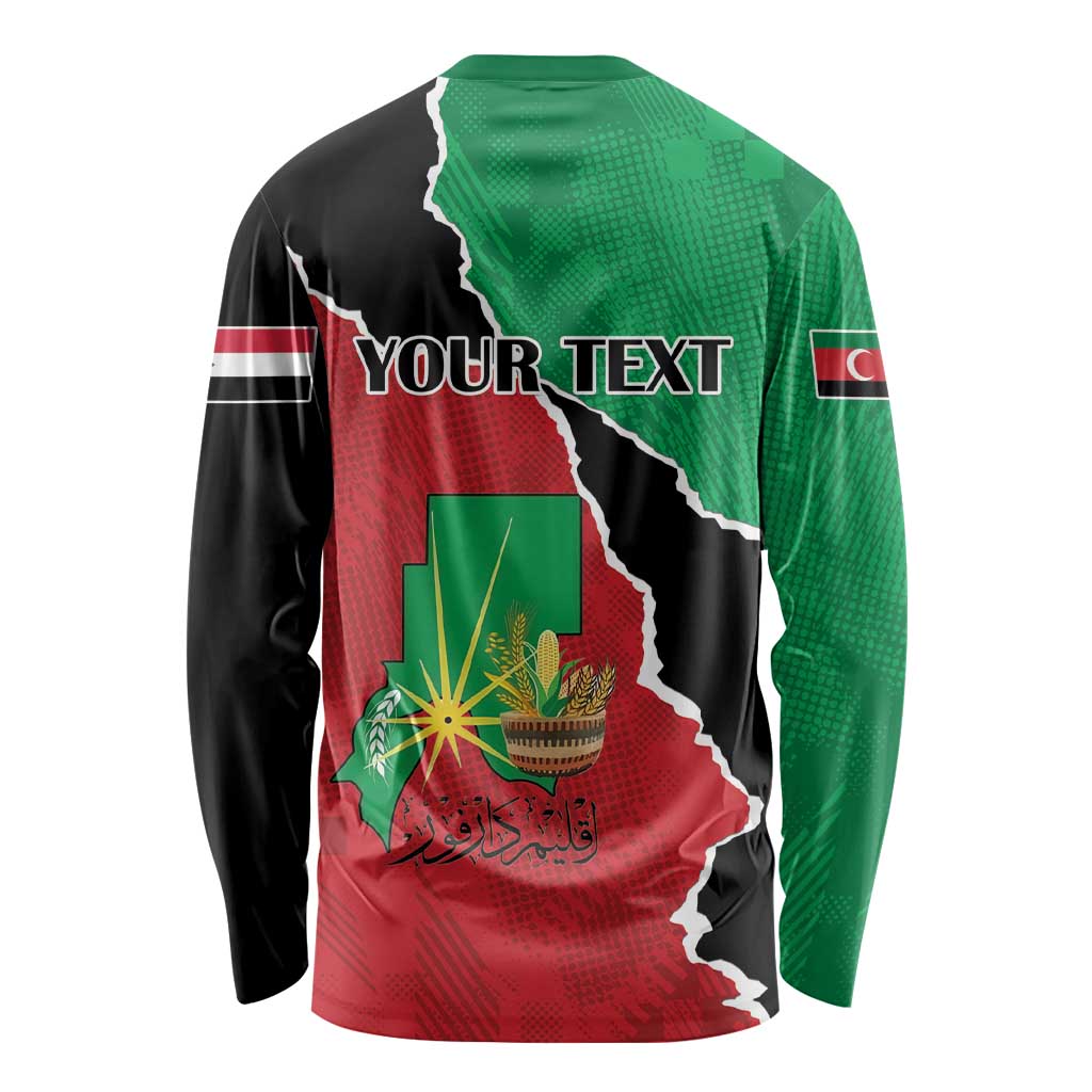 Personalized Sudan Long Sleeve Shirt Darfur Be Strong - Wonder Print Shop