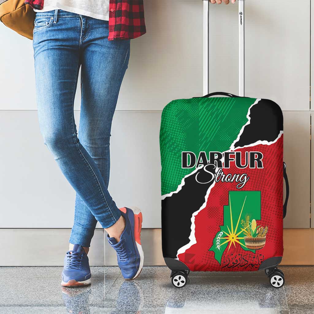 Sudan Luggage Cover Darfur Be Strong - Wonder Print Shop