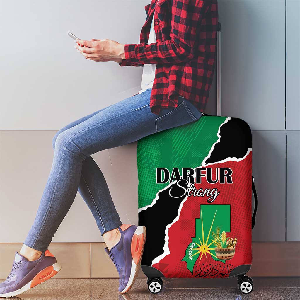 Sudan Luggage Cover Darfur Be Strong - Wonder Print Shop