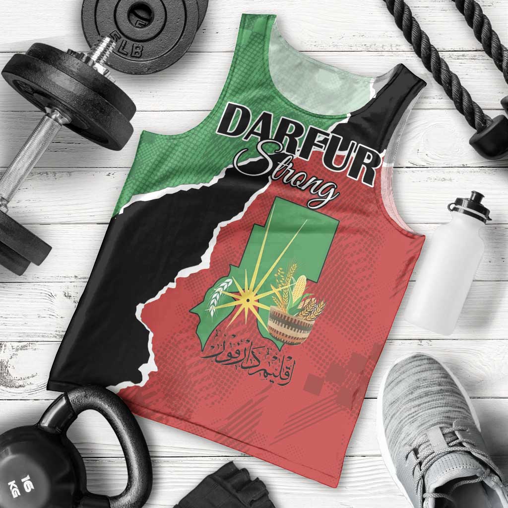 Personalized Sudan Men Tank Top Darfur Be Strong - Wonder Print Shop
