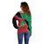 Personalized Sudan Off Shoulder Sweater Darfur Be Strong - Wonder Print Shop