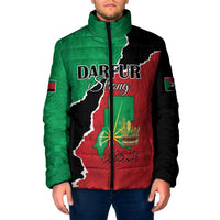 Personalized Sudan Padded Jacket Darfur Be Strong - Wonder Print Shop