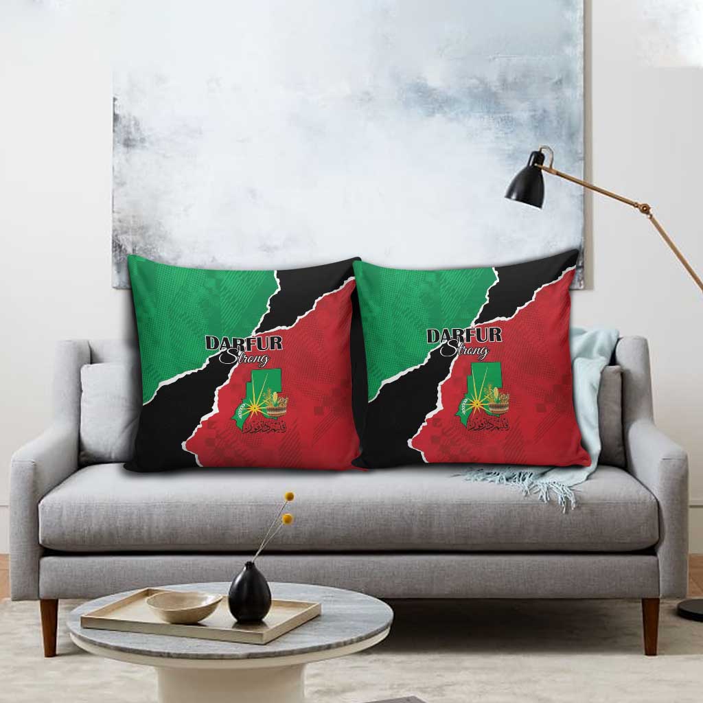 Sudan Pillow Cover Darfur Be Strong - Wonder Print Shop