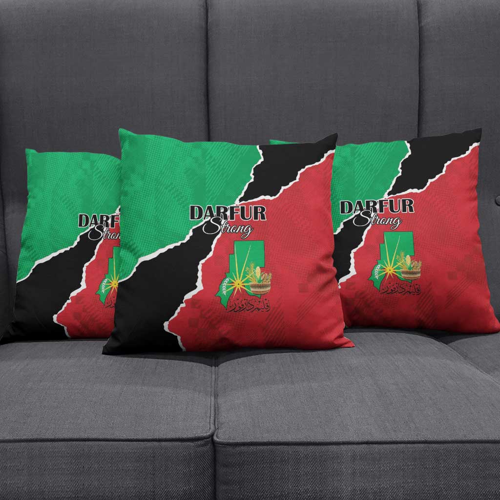Sudan Pillow Cover Darfur Be Strong - Wonder Print Shop