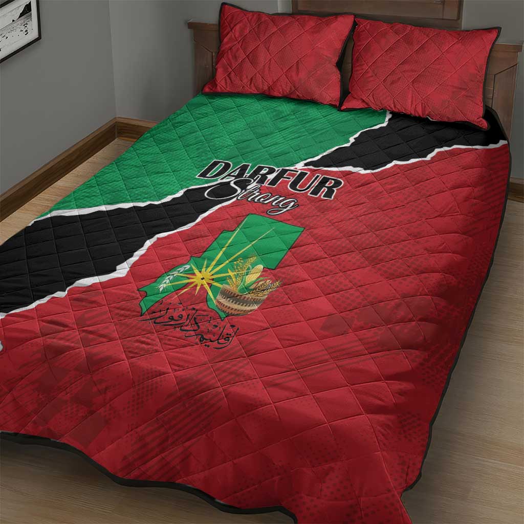 Sudan Quilt Bed Set Darfur Be Strong - Wonder Print Shop