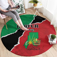 Sudan Round Carpet Darfur Be Strong - Wonder Print Shop