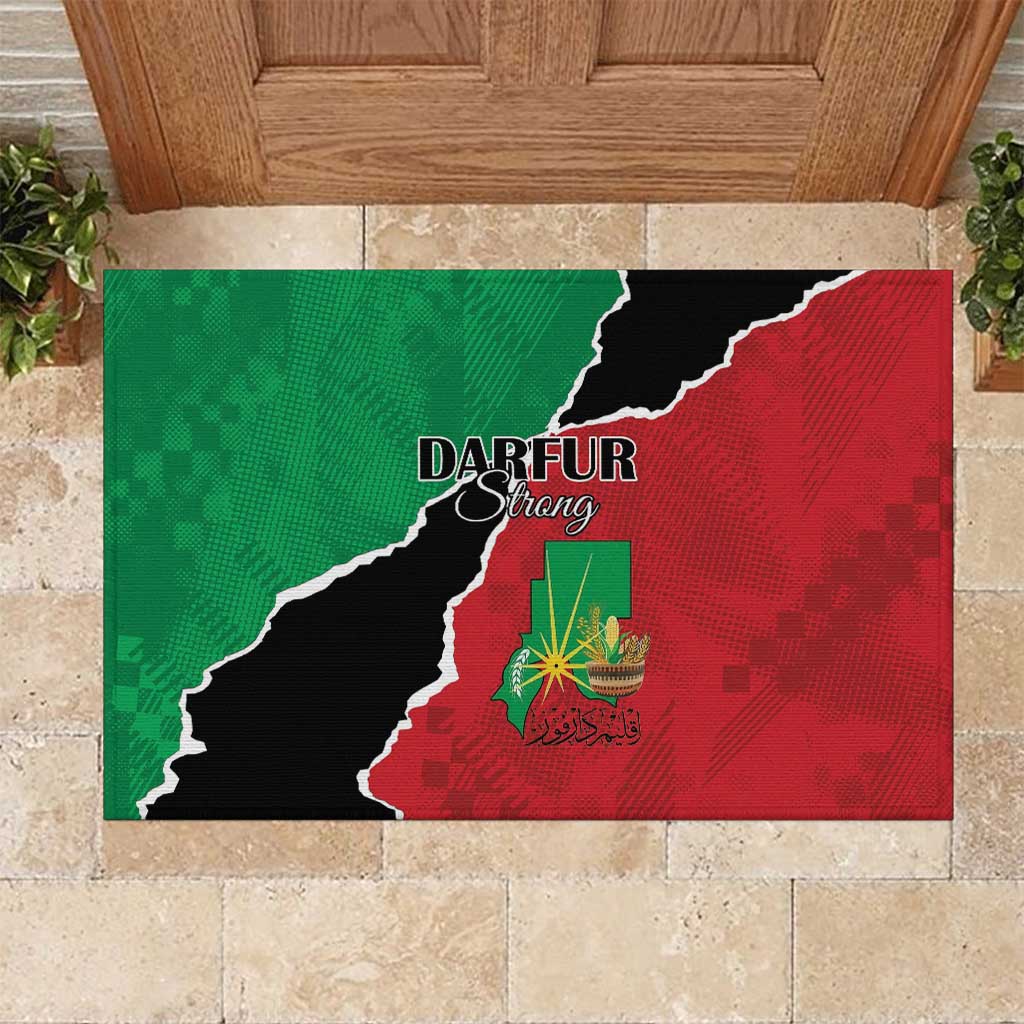 Sudan Rubber Doormat Darfur Be Strong - Wonder Print Shop