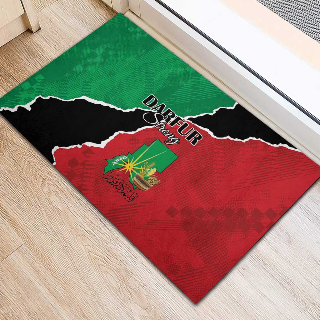 Sudan Rubber Doormat Darfur Be Strong - Wonder Print Shop