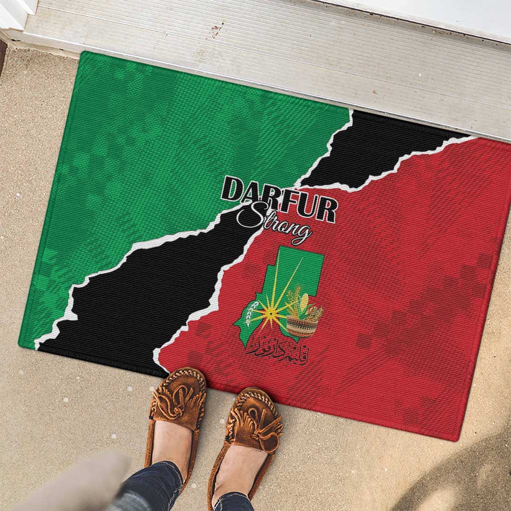 Sudan Rubber Doormat Darfur Be Strong - Wonder Print Shop