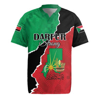Personalized Sudan Rugby Jersey Darfur Be Strong - Wonder Print Shop