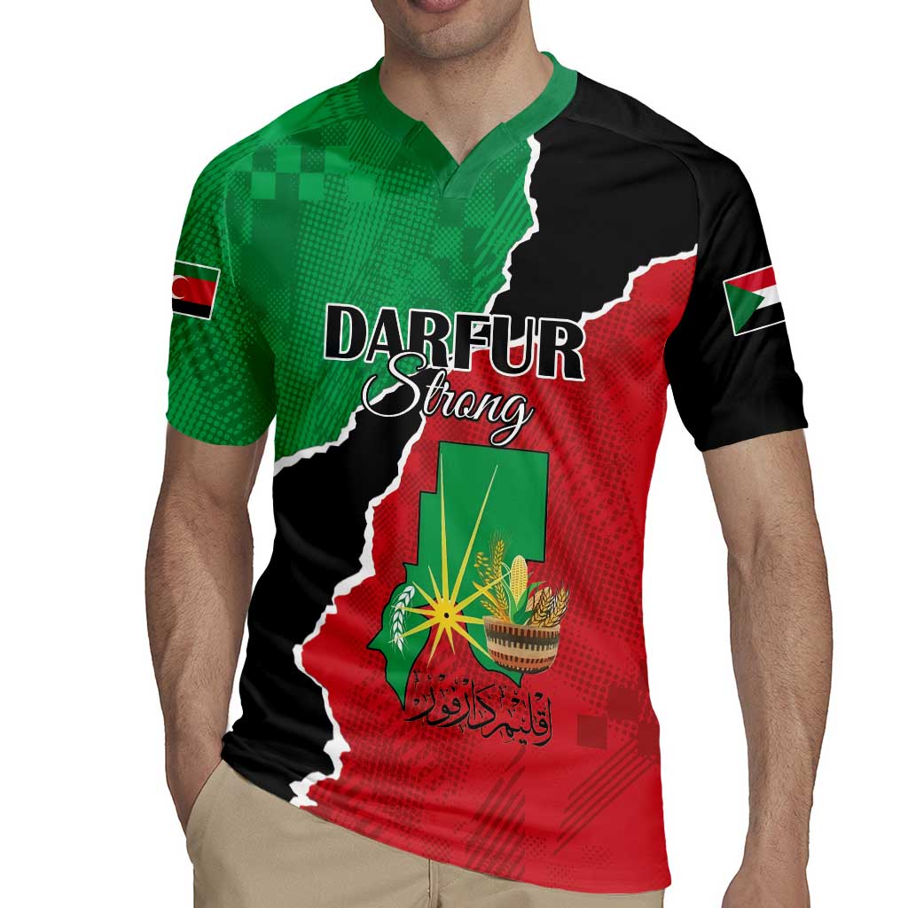 Personalized Sudan Rugby Jersey Darfur Be Strong - Wonder Print Shop
