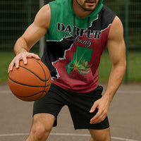 Personalized Sudan Sleeveless Hoodie Darfur Be Strong - Wonder Print Shop