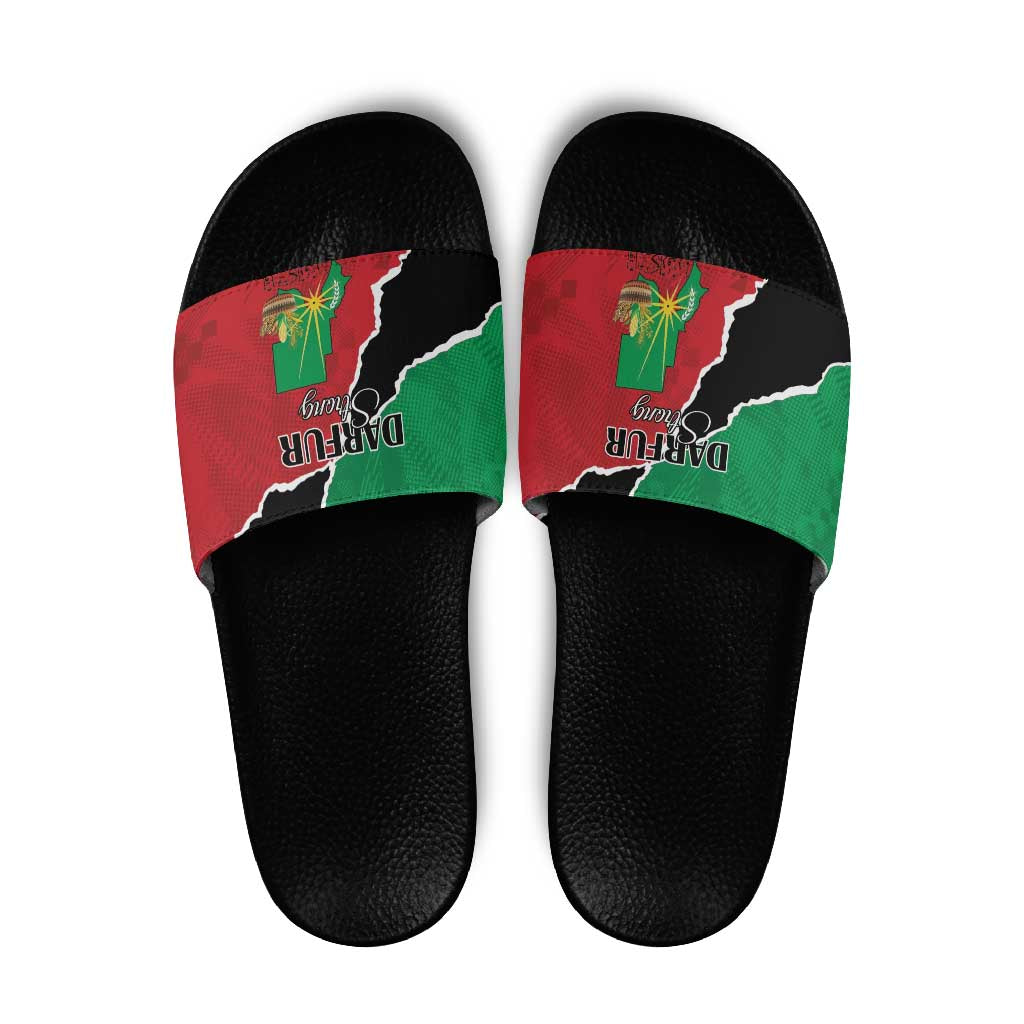 Sudan Slide Sandals Darfur Be Strong - Wonder Print Shop